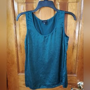 Talbots, Small Velvet Green Tank Top